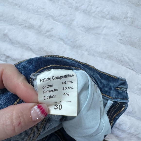 Distressed Blue Jeans - Picture 3 of 3